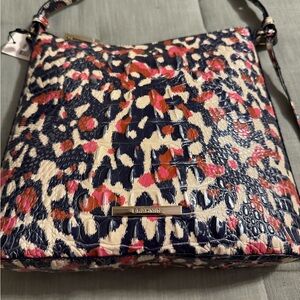 Brahmin Multicolor Crossbody Bag with Matching Wallet